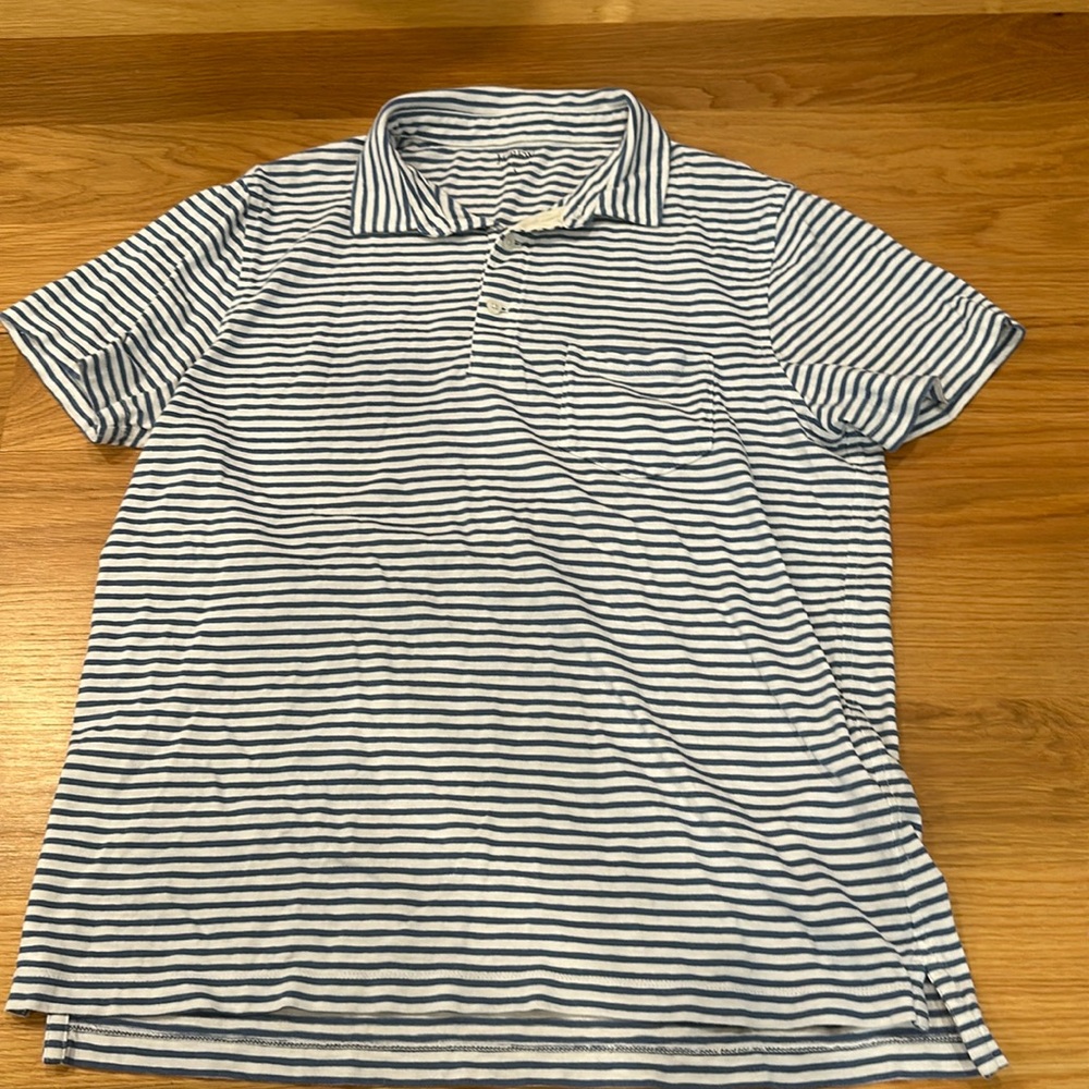 J crew men’s striped polo